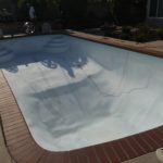 Birmingham Alabama fiberglass pool step repair