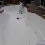 Birmingham Alabama fiberglass pool step repair
